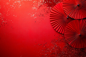 japanese new year background with copyspace