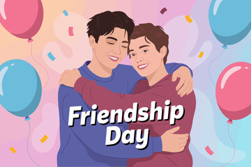 purple heart day, friendship day banner, international friendship day, happy friendship day, labor day, friendship banner, day banner, friendship poster, day poster, cute poster, cute kawaii, kawaii p