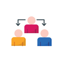 Delegates Vector icon