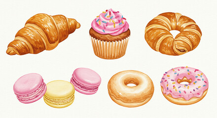 Hand-Painted Bakery Collection