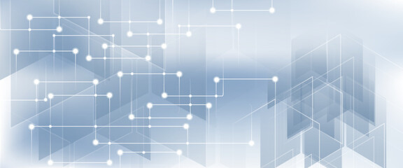 Circuit technology system. For business presentation. Abstract background. vector illustration