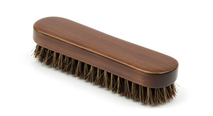 Classic Leather Shoeshine Brush for Footwear Care