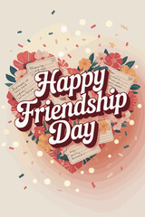 purple heart day, friendship day banner, international friendship day, happy friendship day, labor day, friendship banner, day banner, friendship poster, day poster, cute poster, cute kawaii, kawaii p