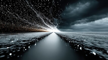 abstract background that represents the limitless possibilities and horizons of it technology in the future pushing the boundaries of innovation,stock photo
