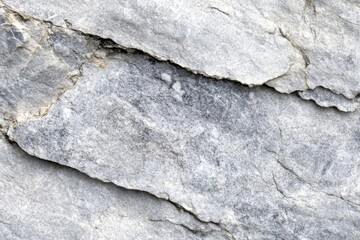 Gray stone texture with layered, cracked surface.  Close-up view of natural rock formations