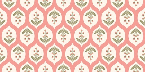 Seamless watercolour and unique floral pattern background for covers, notes, Soft backgrounds colour. Watercolour art work. Flower stalk. Pink blue yellow flower.