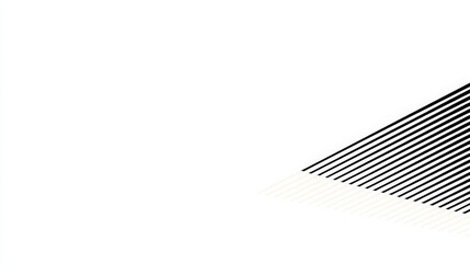 Abstract Geometric Background with Diagonal Stripes in Black and White for Modern Design Projects