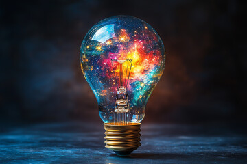 Light bulb for ideas concept