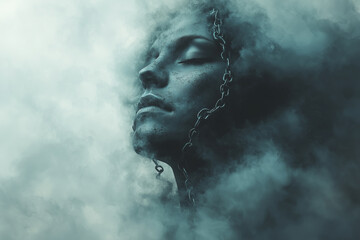 visual metaphors of Mental Health Awareness