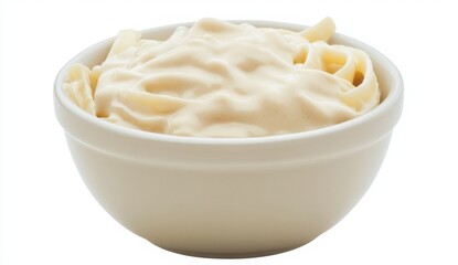 Creamy Pasta Sauce in a White Bowl