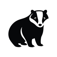 badger black silhouette 