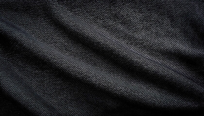Fototapeta premium dark black denim texture background