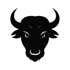buffalo black head silhouette