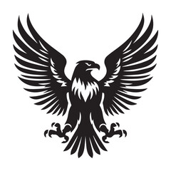 Obraz premium Eagle Silhouette Graphics Collection