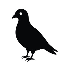 dove black head silhouette 