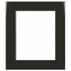 Obraz premium Rectangular, dark frame holding a clean white center space for pictures or art insertion