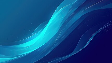 Fototapeta premium abstract blue wave background