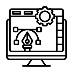 software design single icon