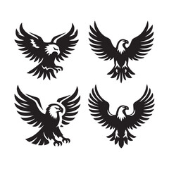 Fototapeta premium Majestic Eagle Vector Illustrations