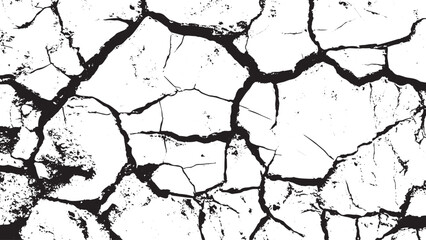 Texture soil dry crack Sketch crack texture. Ground cracks background.
