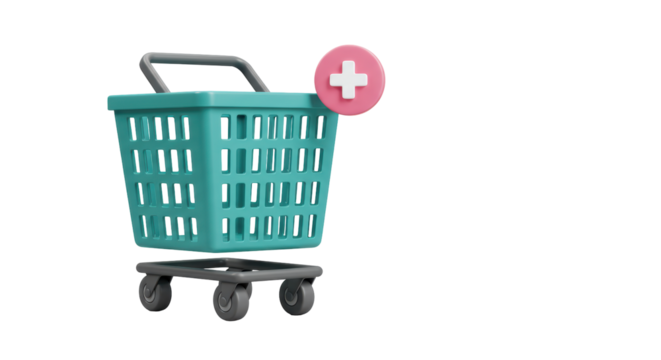 Isolated Add to Shopping Cart Icon