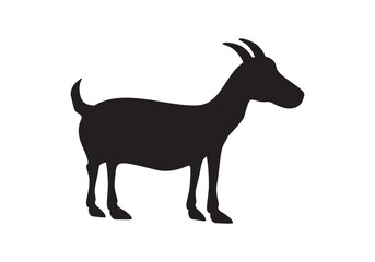 goat silhouette vector