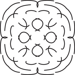 mandala design eps 10