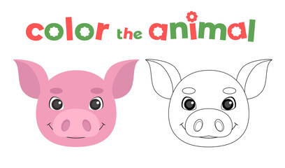 42 - Animals head coloring