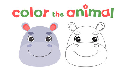 42 - Animals head coloring