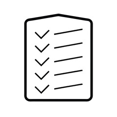 clipboard icon vector illustration