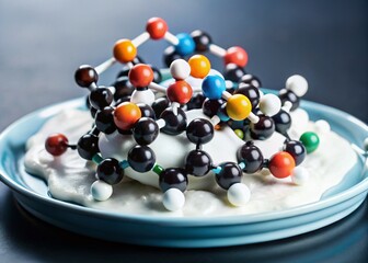 Molecular Gastronomy: Tyrosine's Structure in Edible Art