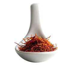 Fototapeta premium Saffron in Spoon for Premium Dishes, Culinary Projects, and Wellness Recipes