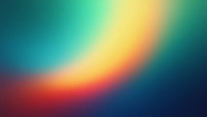 Vivid Gradient Background: Teal, Yellow, Orange, Red, Blue Blend