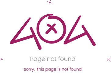 404 error page design vector eps