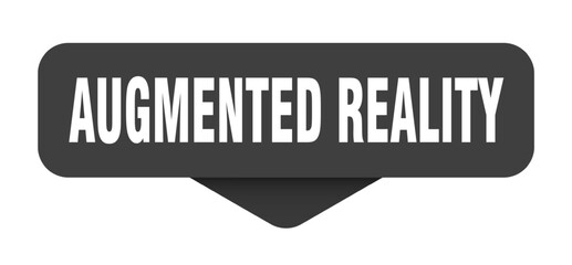 augmented reality sticker. augmented reality sign on transparent background