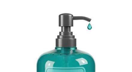 Isolated Liquid Soap Bottle