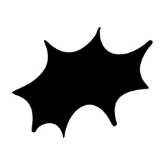 Manga speech bubbles with dynamic comic bursts. dialogue balloons and explosive text frames. Flat illustration isolated on white background.