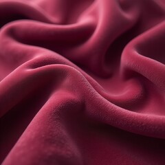 Fototapeta premium Close-up of fabric texture, soft velvet, rich color, tactile fabric texture