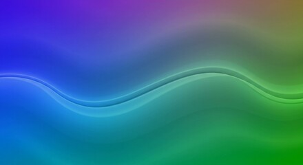Abstract multicolored wave design with smooth gradients.