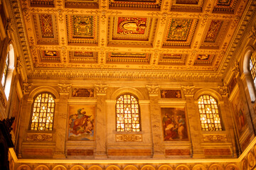 Obraz premium Saint Paul Basilica in Rome, Italy