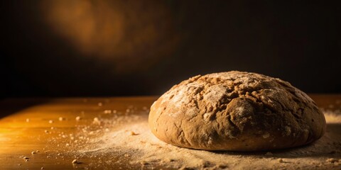 Rustic Wholegrain Dough Ready to Bake - Low Light Photography