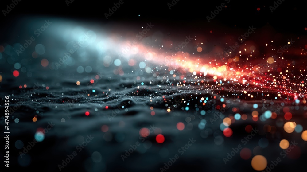 Poster futuristic data stream vector background data transfer technology cyberpunk technology,stock photo