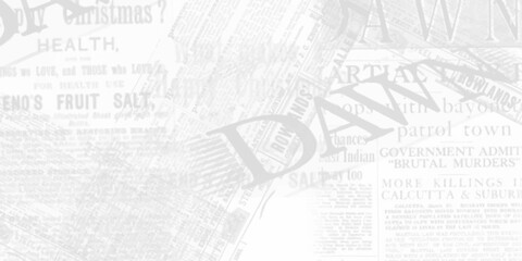 newspaper Old grunge texture background Vector white and black newspaper Abstract Background
