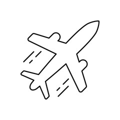 vector illustration of airplane