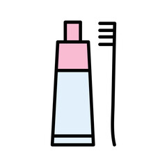 Toothpaste Vector Icon