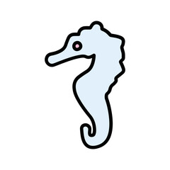 Seahorse Vector Icon