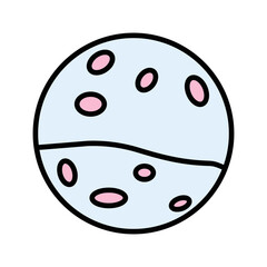 Fototapeta premium Mars Vector Icon