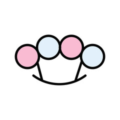 Knuckle Duster Vector Icon