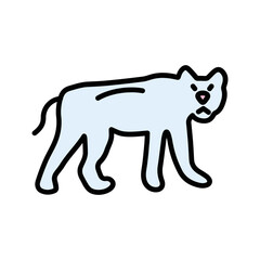Leopard Vector Icon