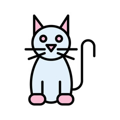 Black Cat Vector Icon